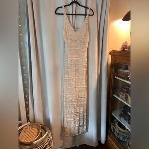Crochet maxi dress